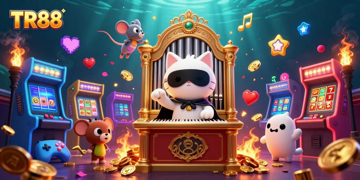 TR88 gives you a thrilling casino experience with colorful gaming elements and dynamic action.