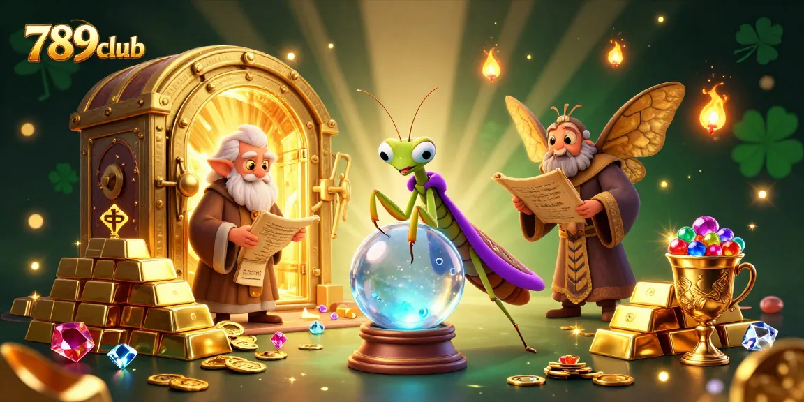 Experience the thrill of 789club with fortune tellers and treasures illuminating the scene.